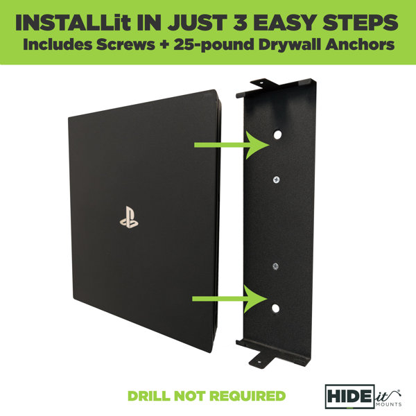 HIDEitMountsInc HIDEit 4P PlayStation 4 Pro Wall Mount & Reviews Wayfair
